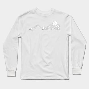 Skeleton Grave Rubbing Long Sleeve T-Shirt